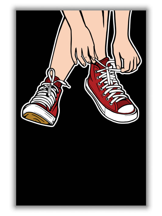 Tie your shoe laces
