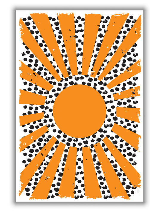 70's inspired sun