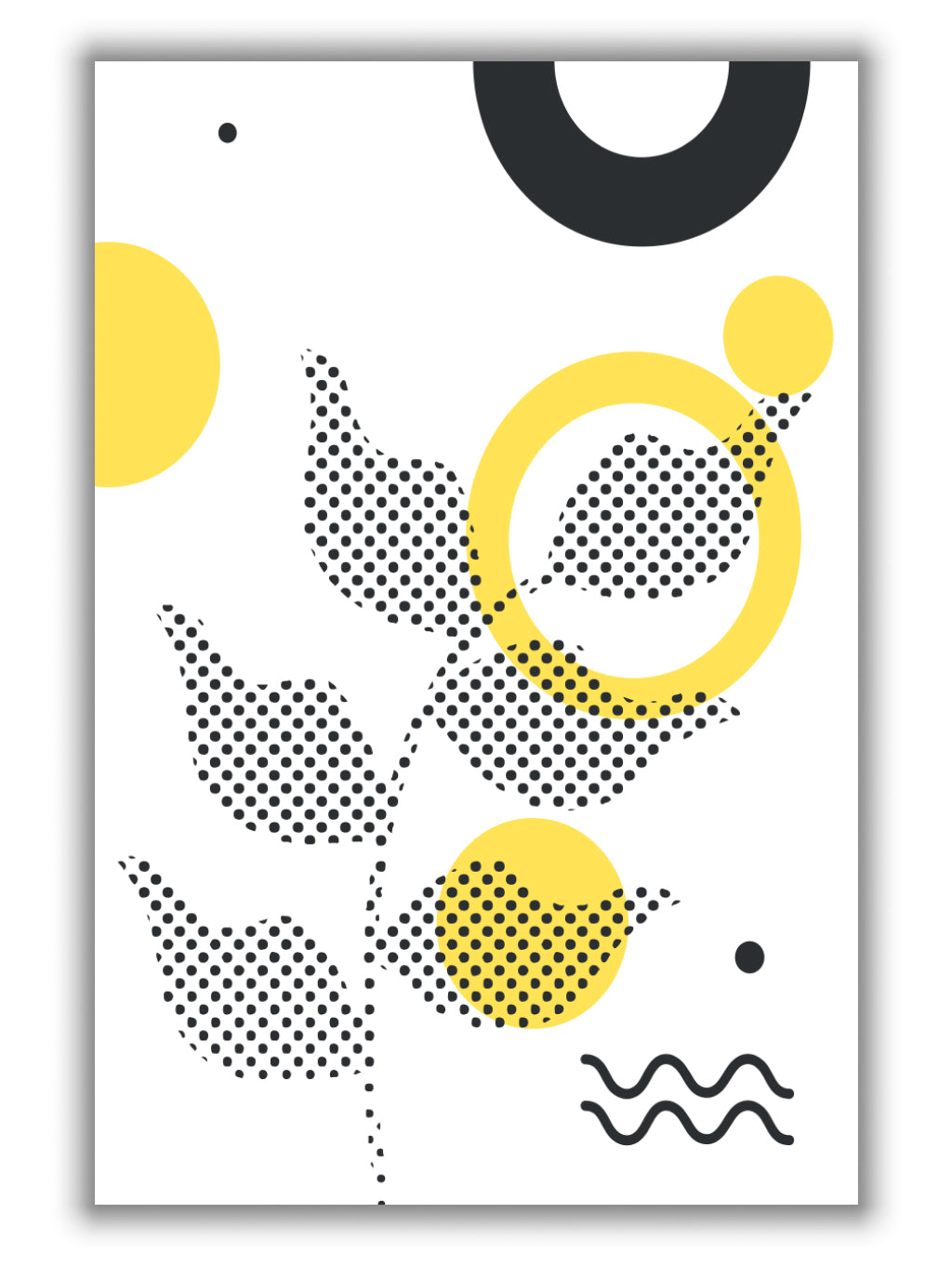 Abstract Halftone Shapes 4