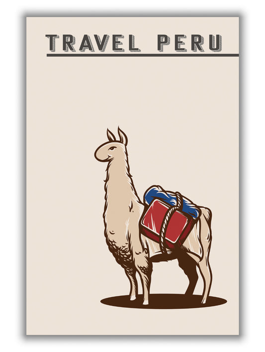 Travel Peru - Llama