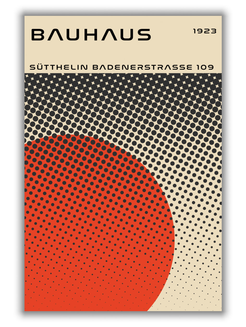 bauhaus geometric red vibe II