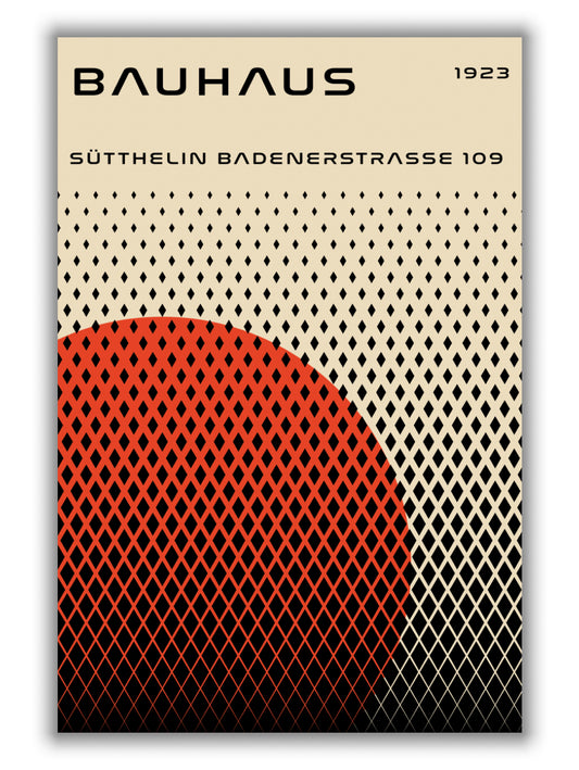 bauhaus geometric red