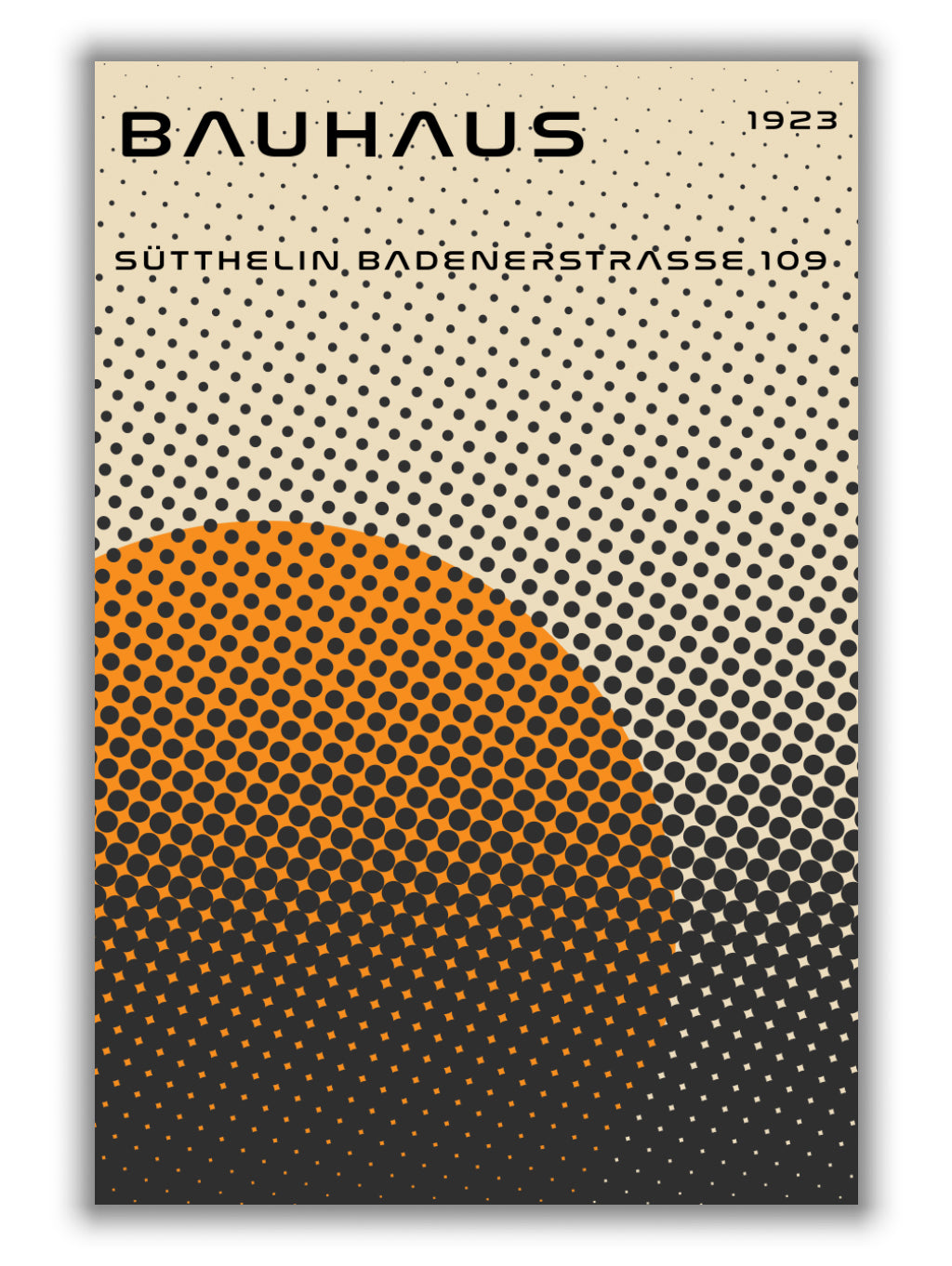 bauhaus geometric yellow vibe
