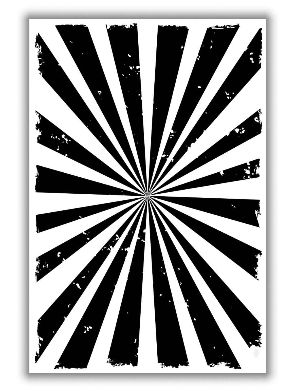 black sun rays