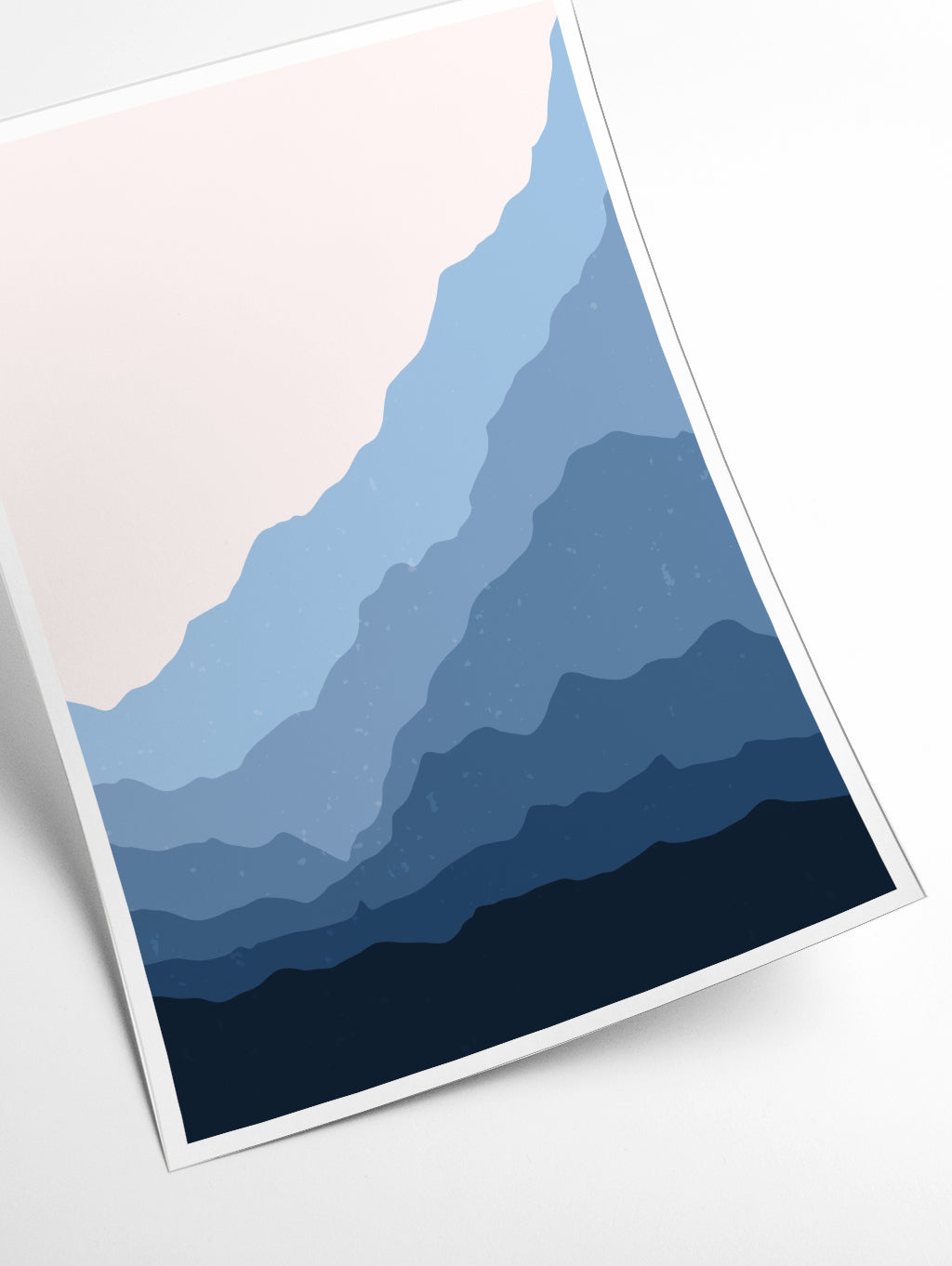 Blue Japanese Mountains