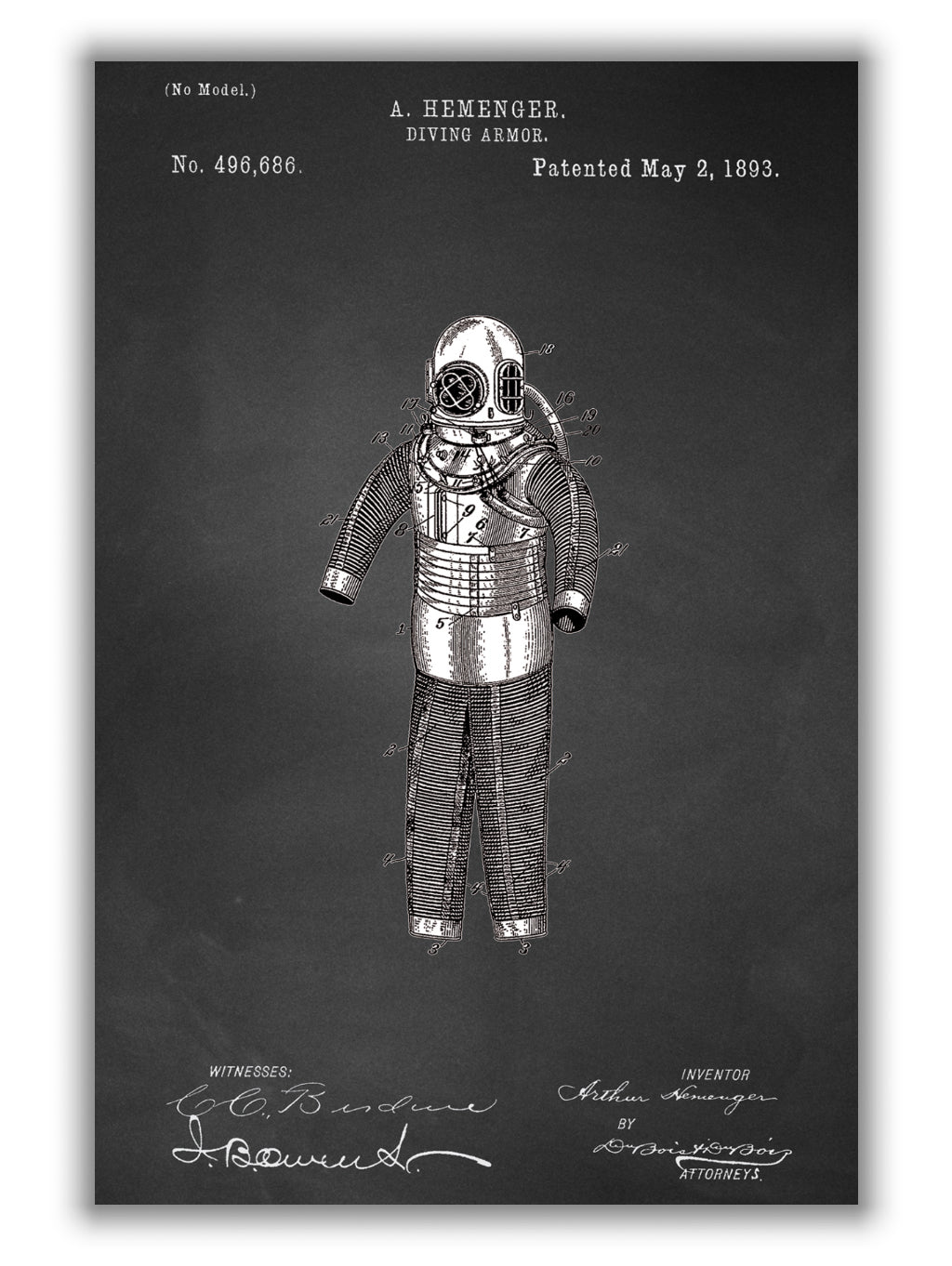 Diving Armor Patent