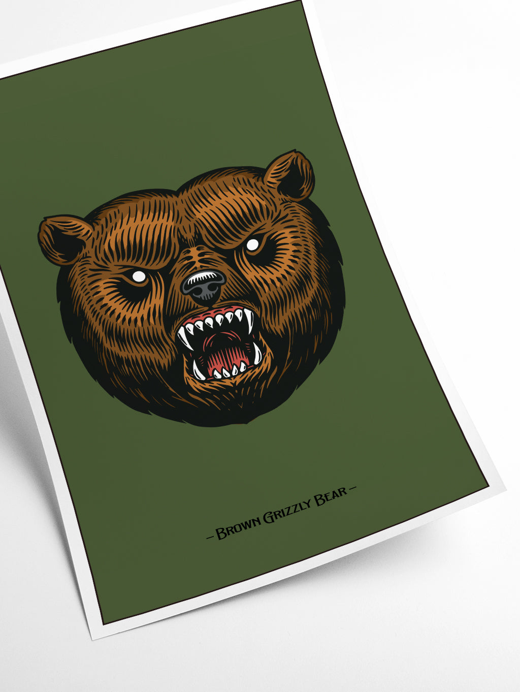 Brown Grizzly Bear