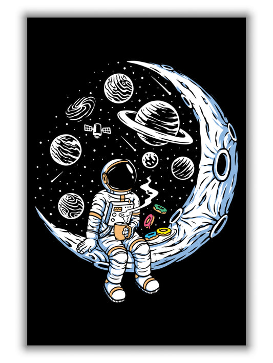 Coffee and Donuts on the moon