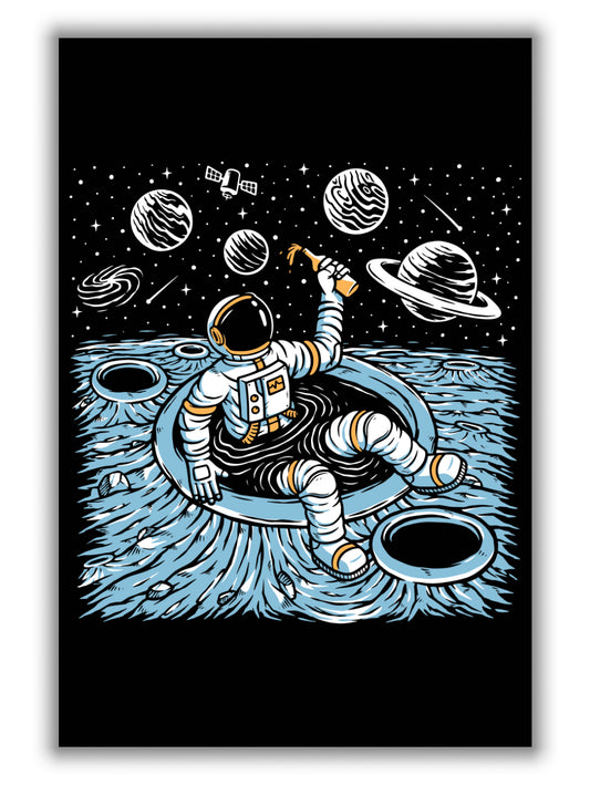 Cold beer and zero gravity