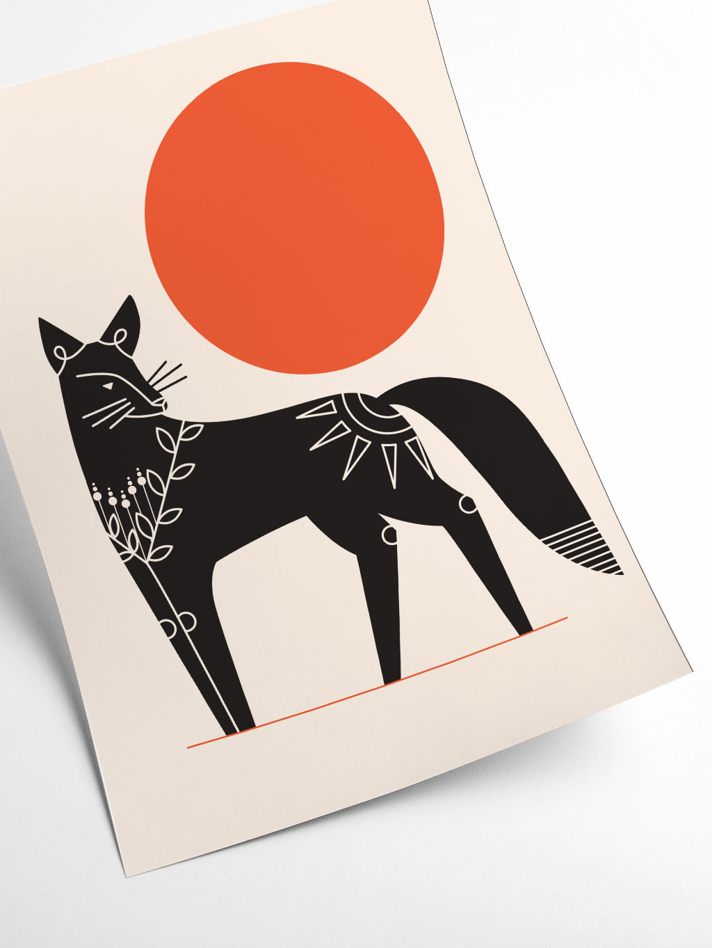 Fox and the Sun