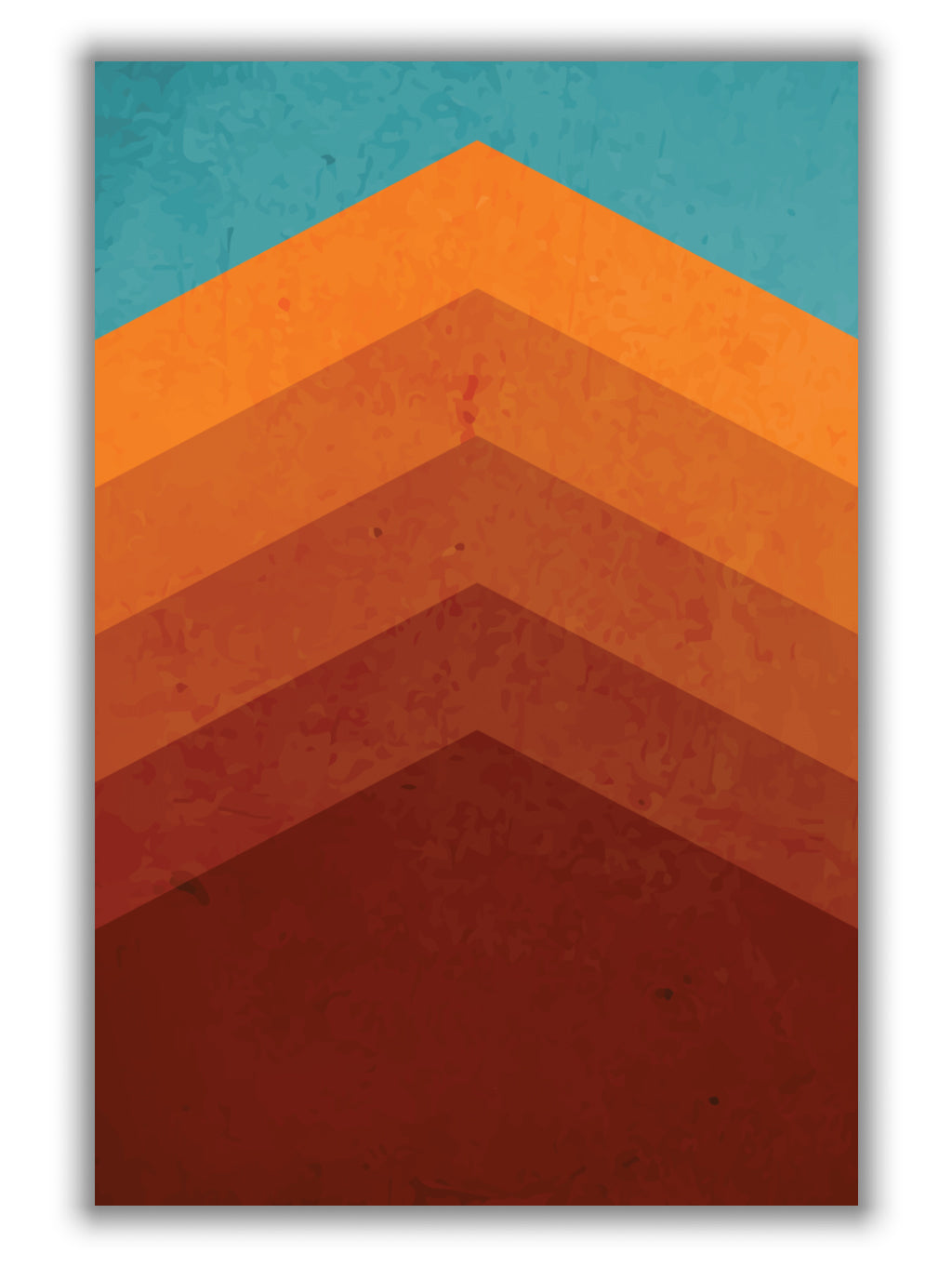 Abstract mountain sunrise II