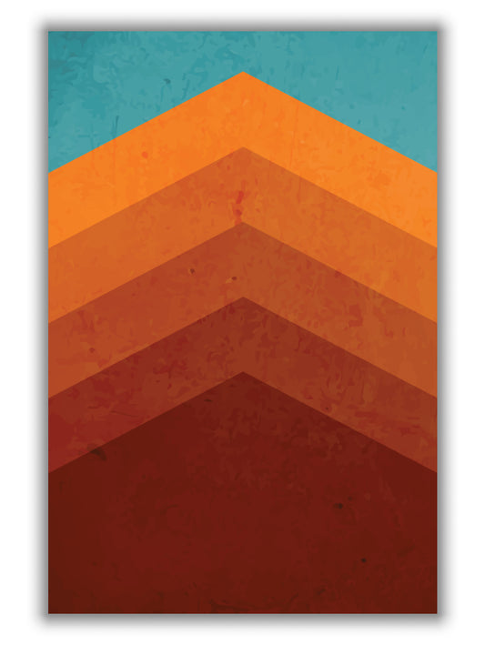Abstract mountain sunrise II