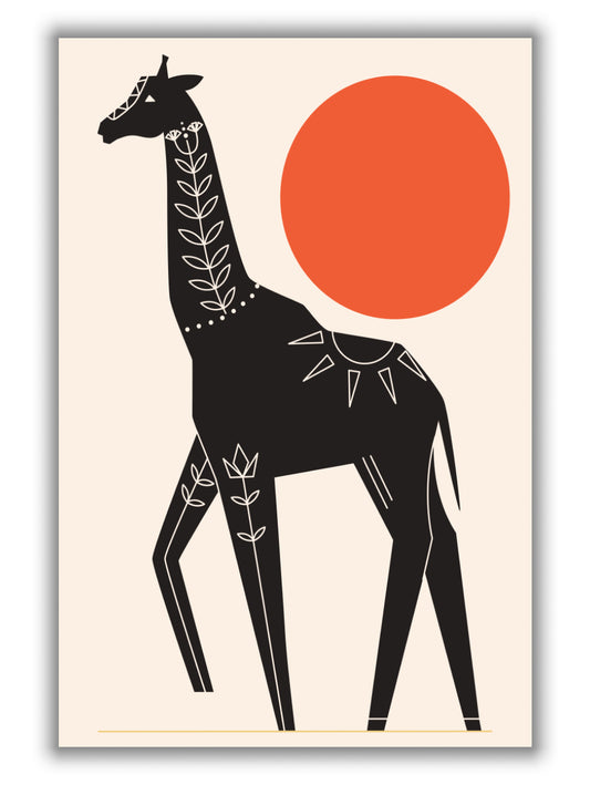 Giraffe in the Sun