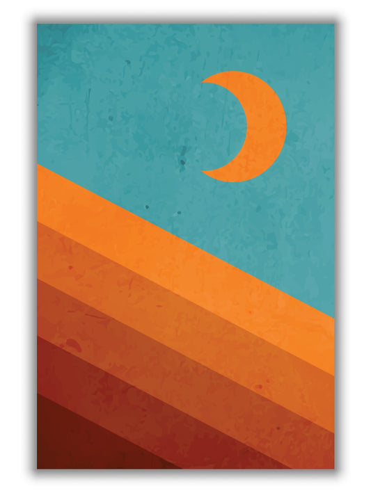 Abstract mountain sunrise III