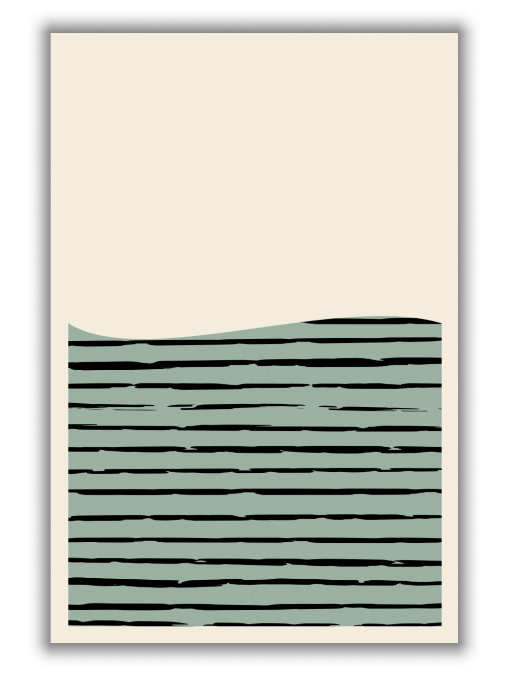 Green minimal Midcentury