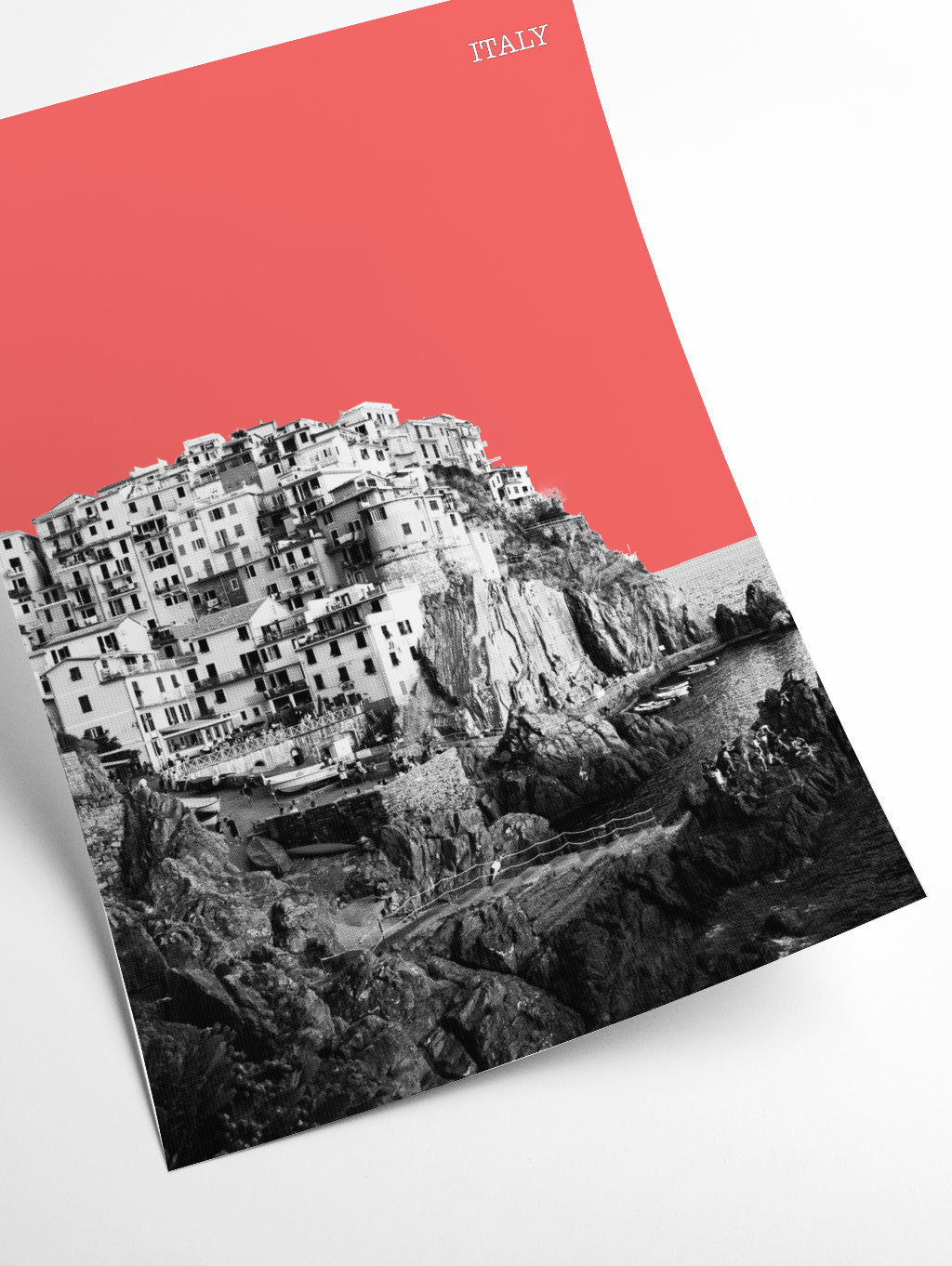 Halftone Italy red