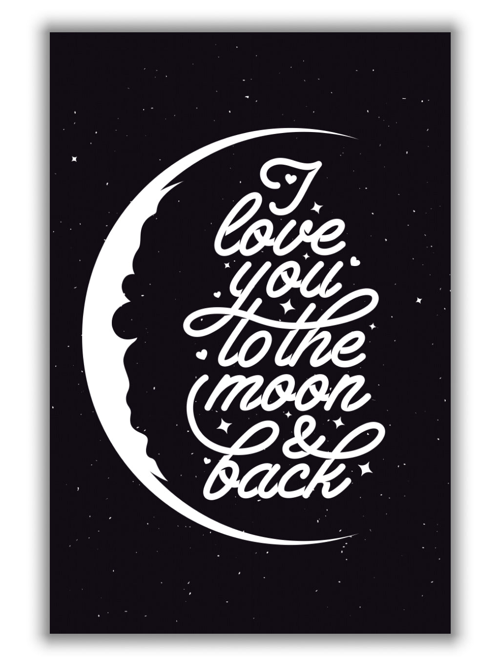 I love you to the moon and back copy