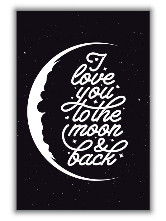 I love you to the moon and back copy