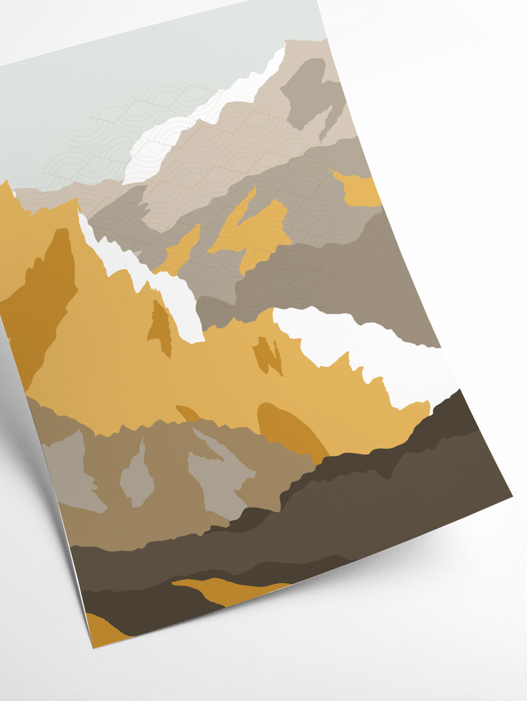 Japanese mountain scene