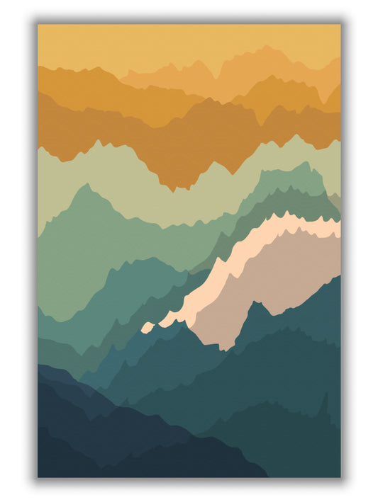 Japanese mountain topography