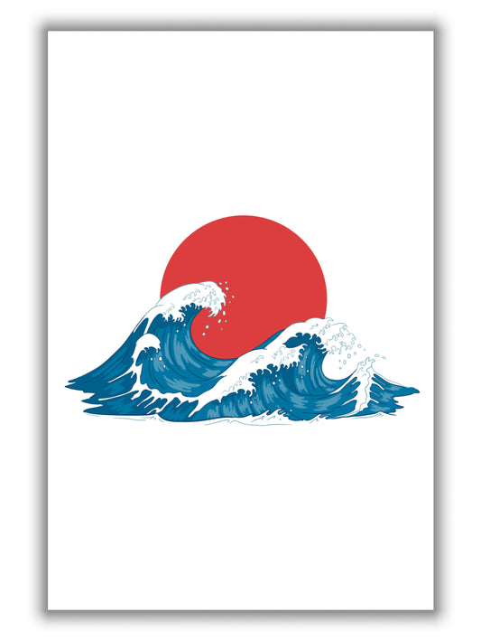 Japenses Wave Sunset