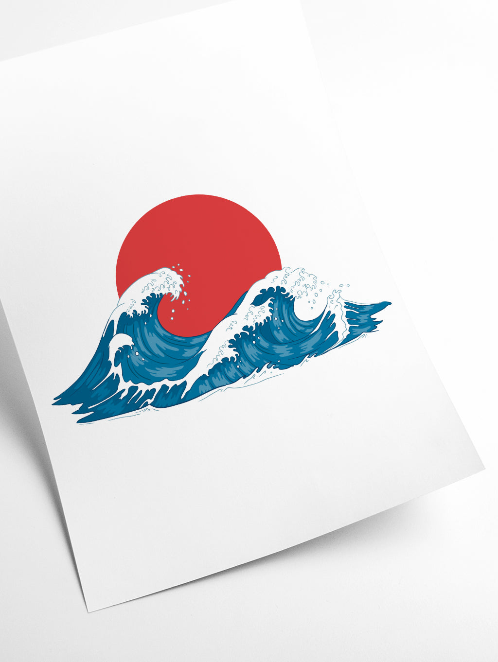 Japenses Wave Sunset