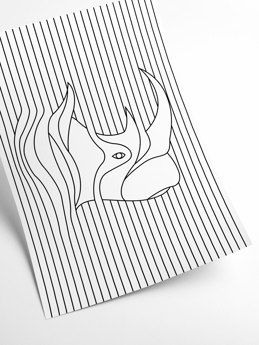 Line Drawing Rhino