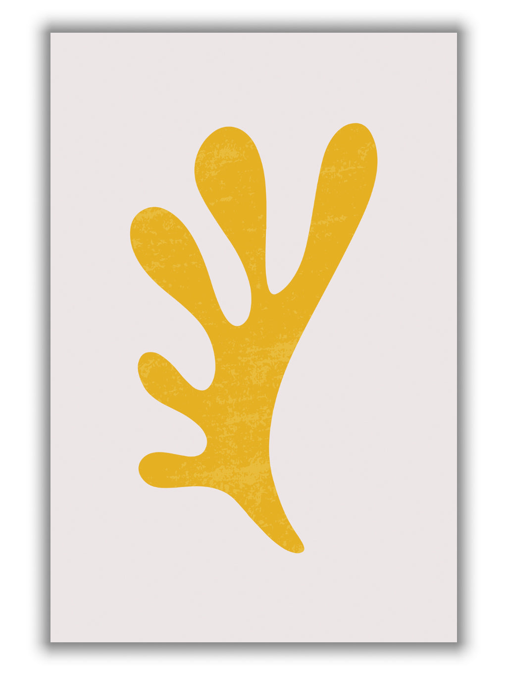 Abstract Yellow Algae