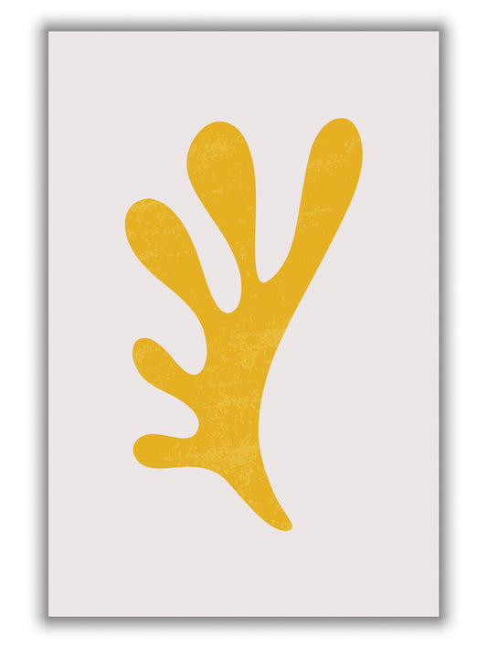 Abstract Yellow Algae