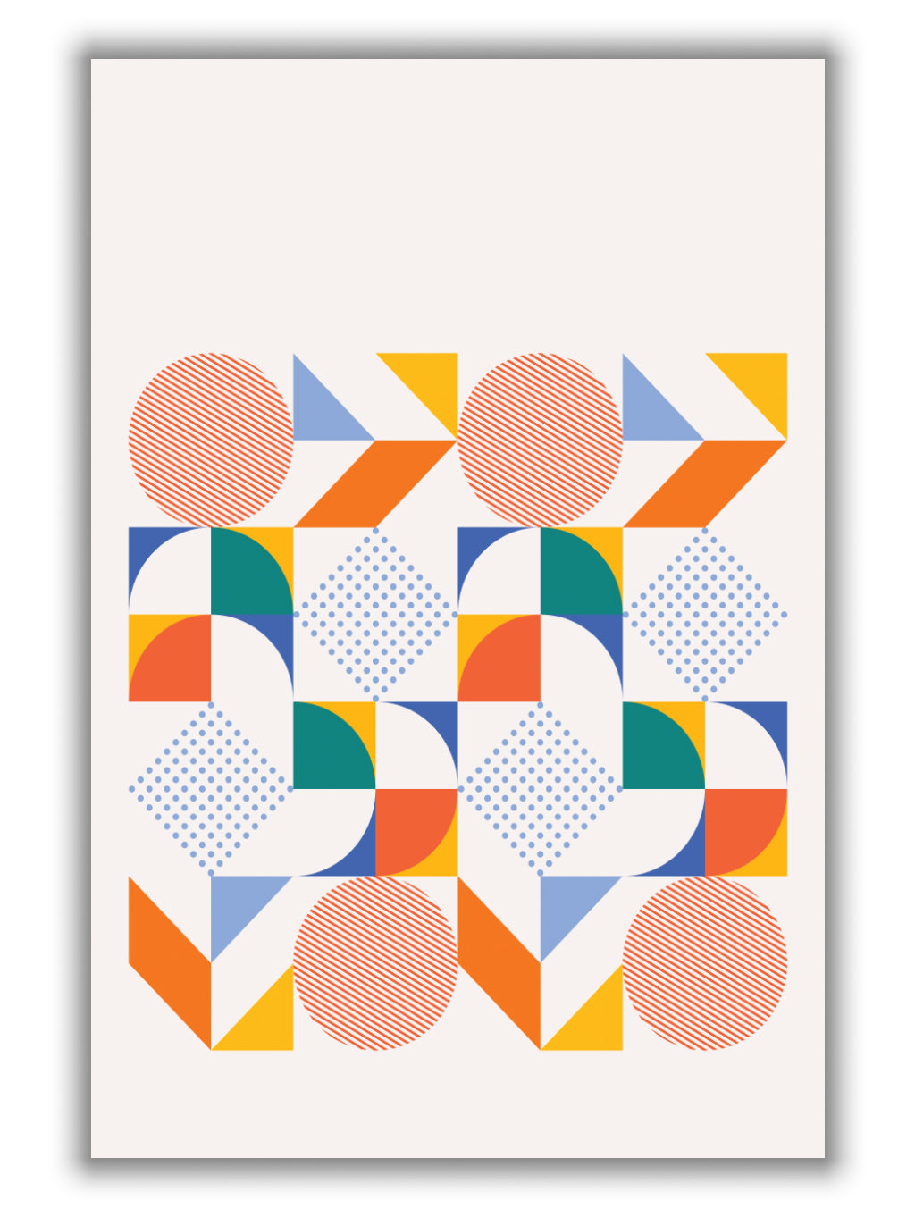 retro geometric 3