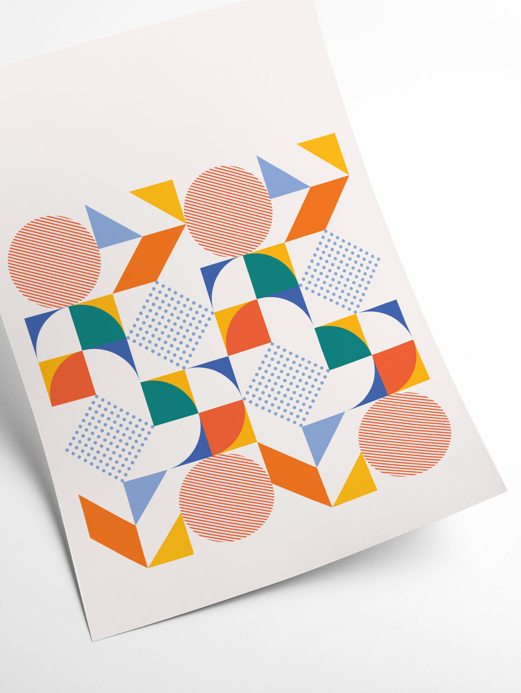 retro geometric 3