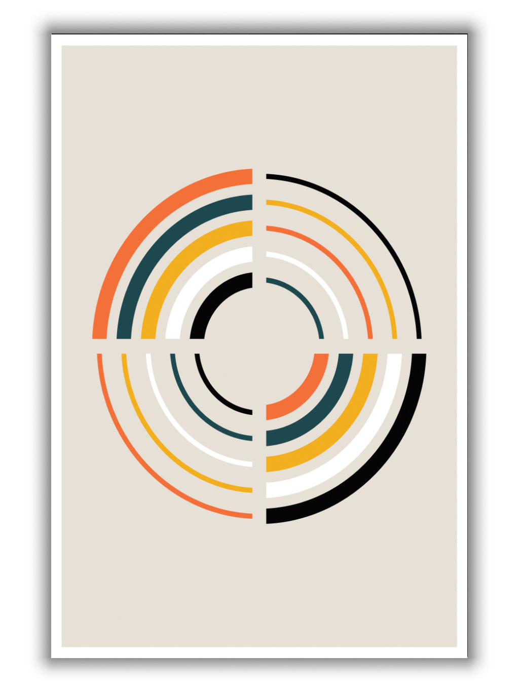 Retro Geometric Circle 2