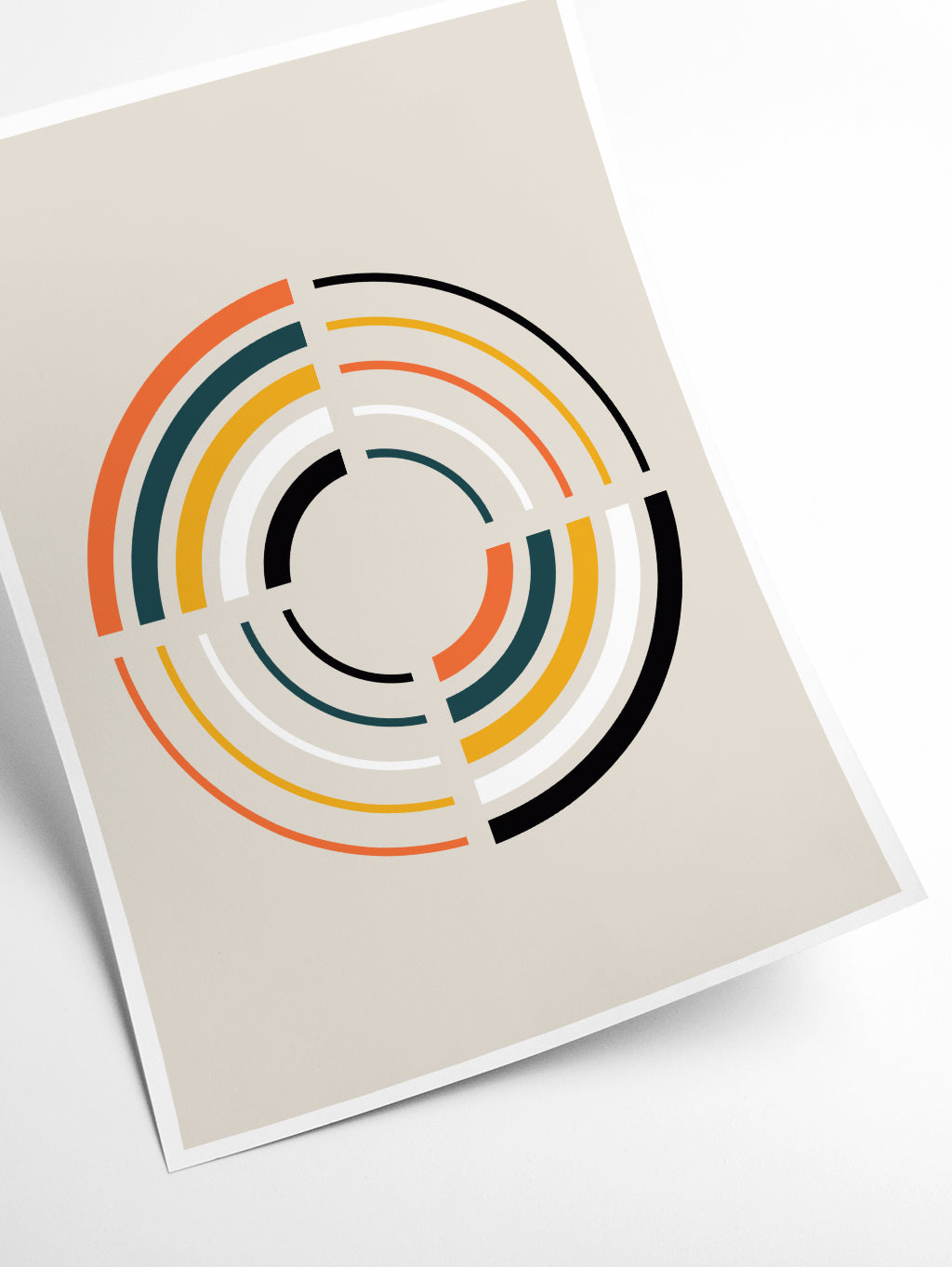 Retro Geometric Circle 2