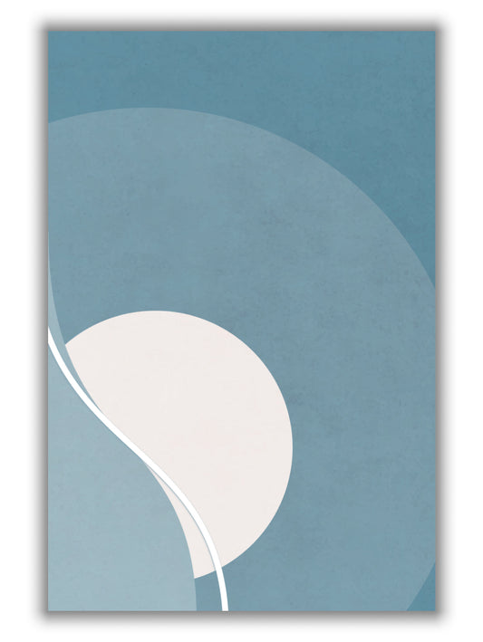 Retro moon landscape