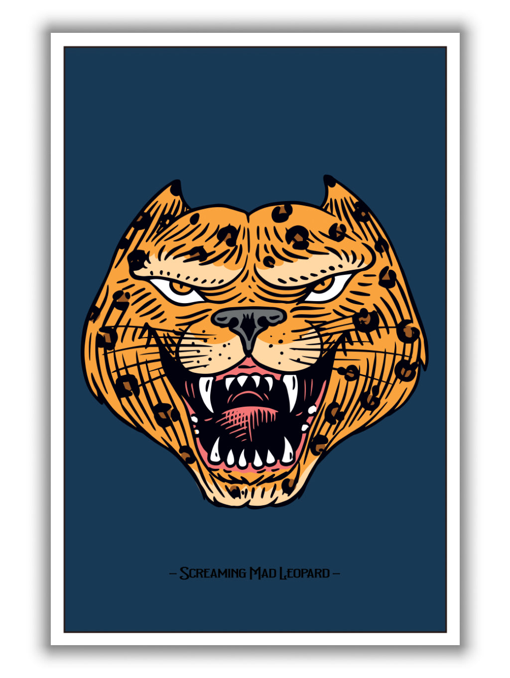 Screaming mad Leopard