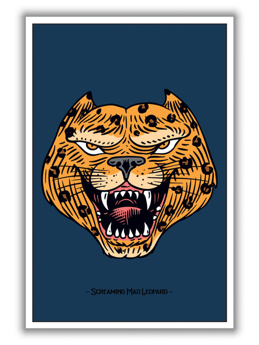 Screaming mad Leopard