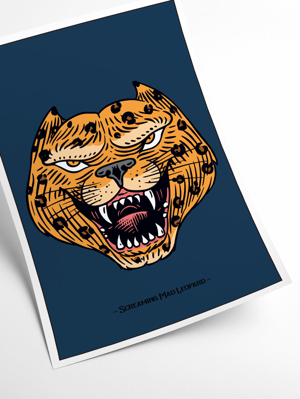 Screaming mad Leopard