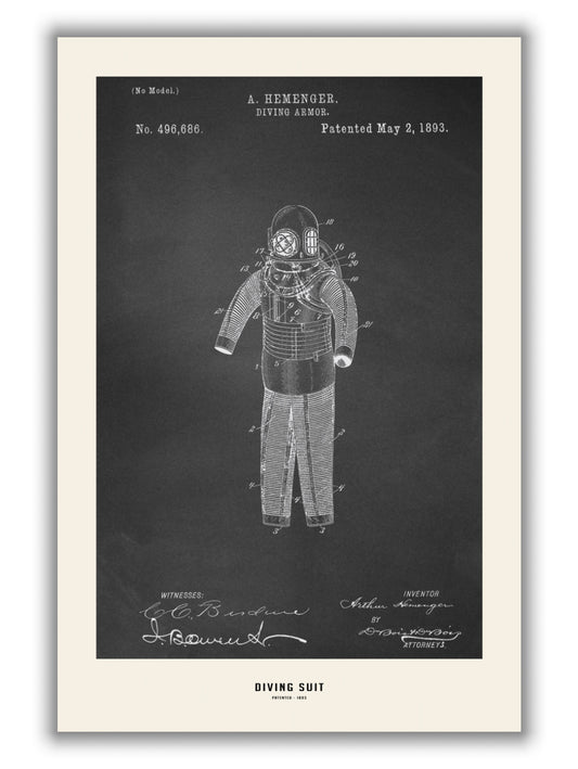 Diving suit - Patented 1893