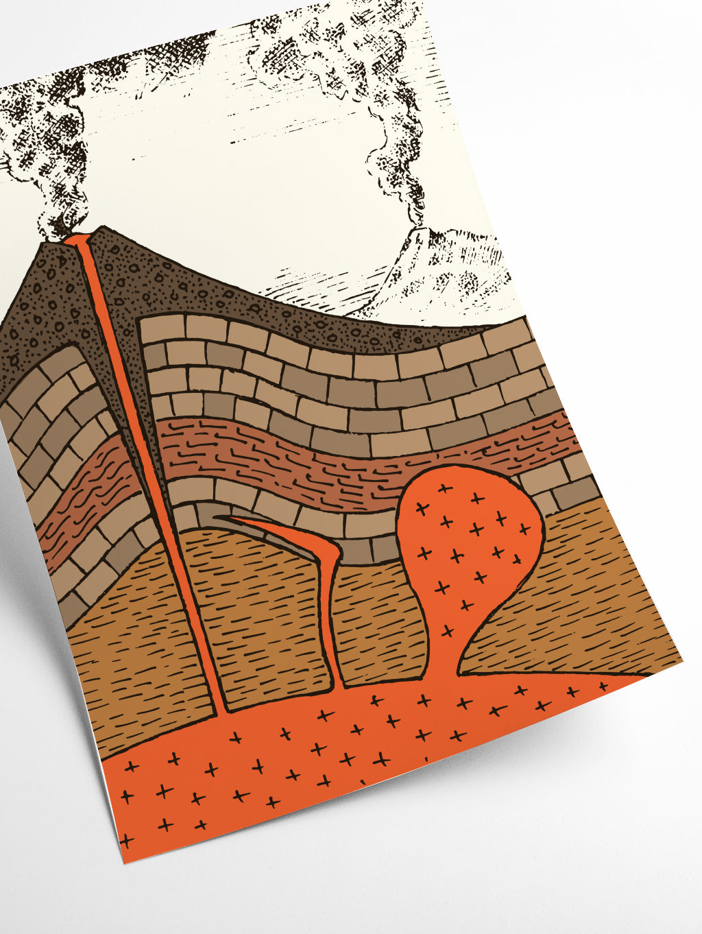 Volcano Cross section