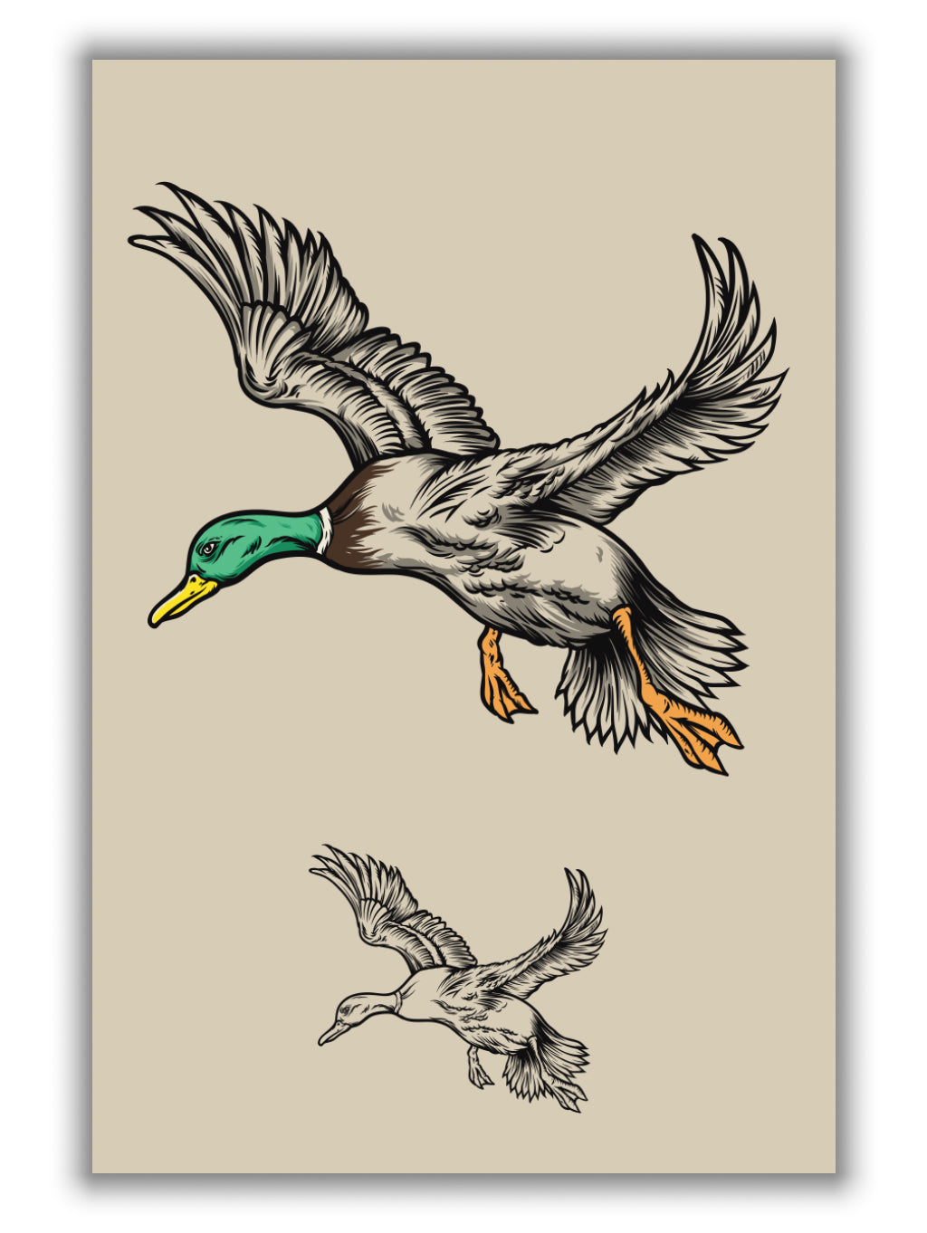 flying ducks