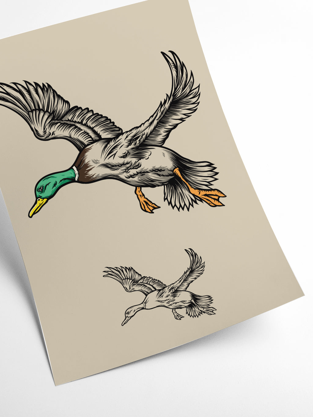 flying ducks