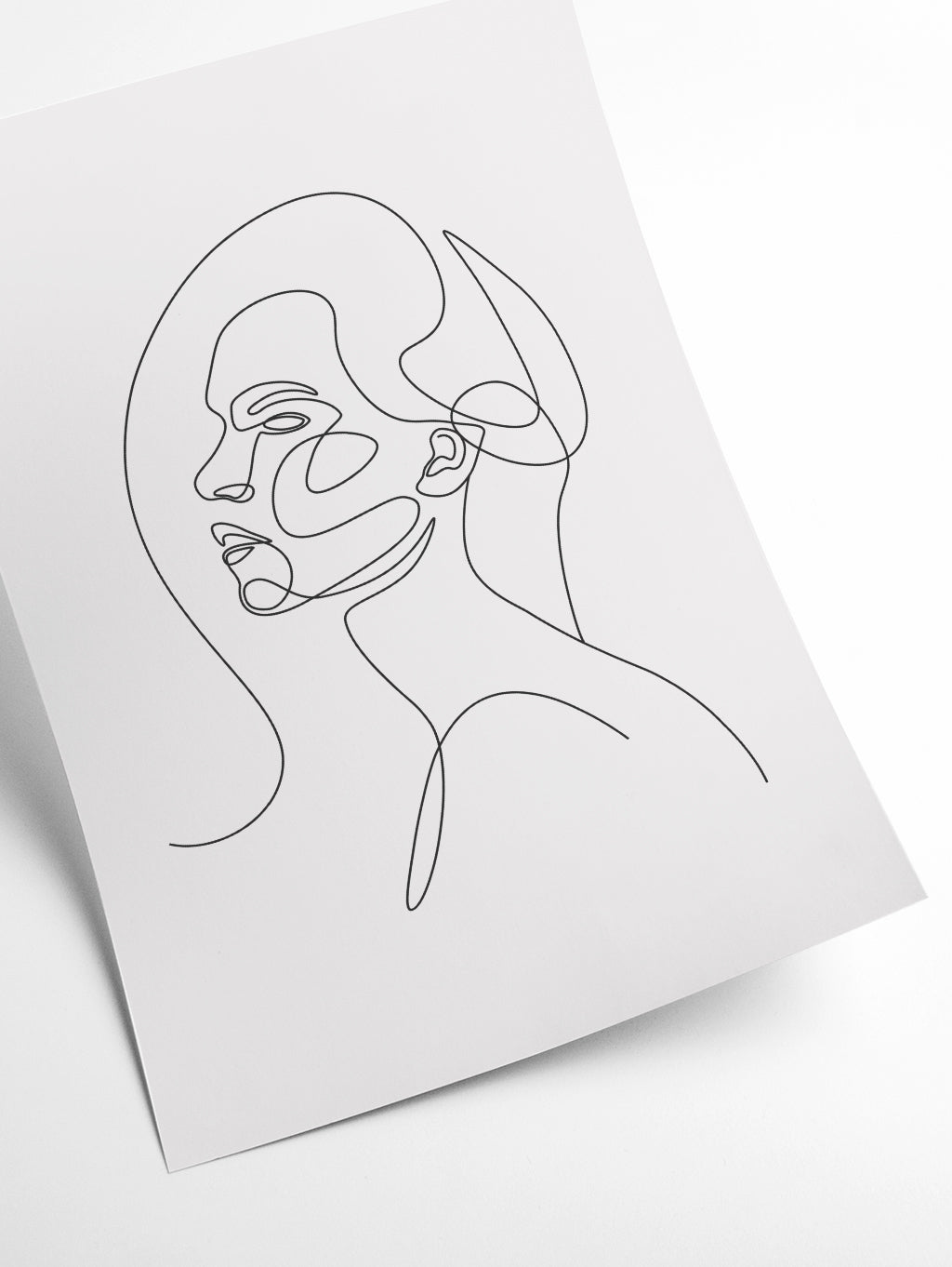 Woman Line Drawing