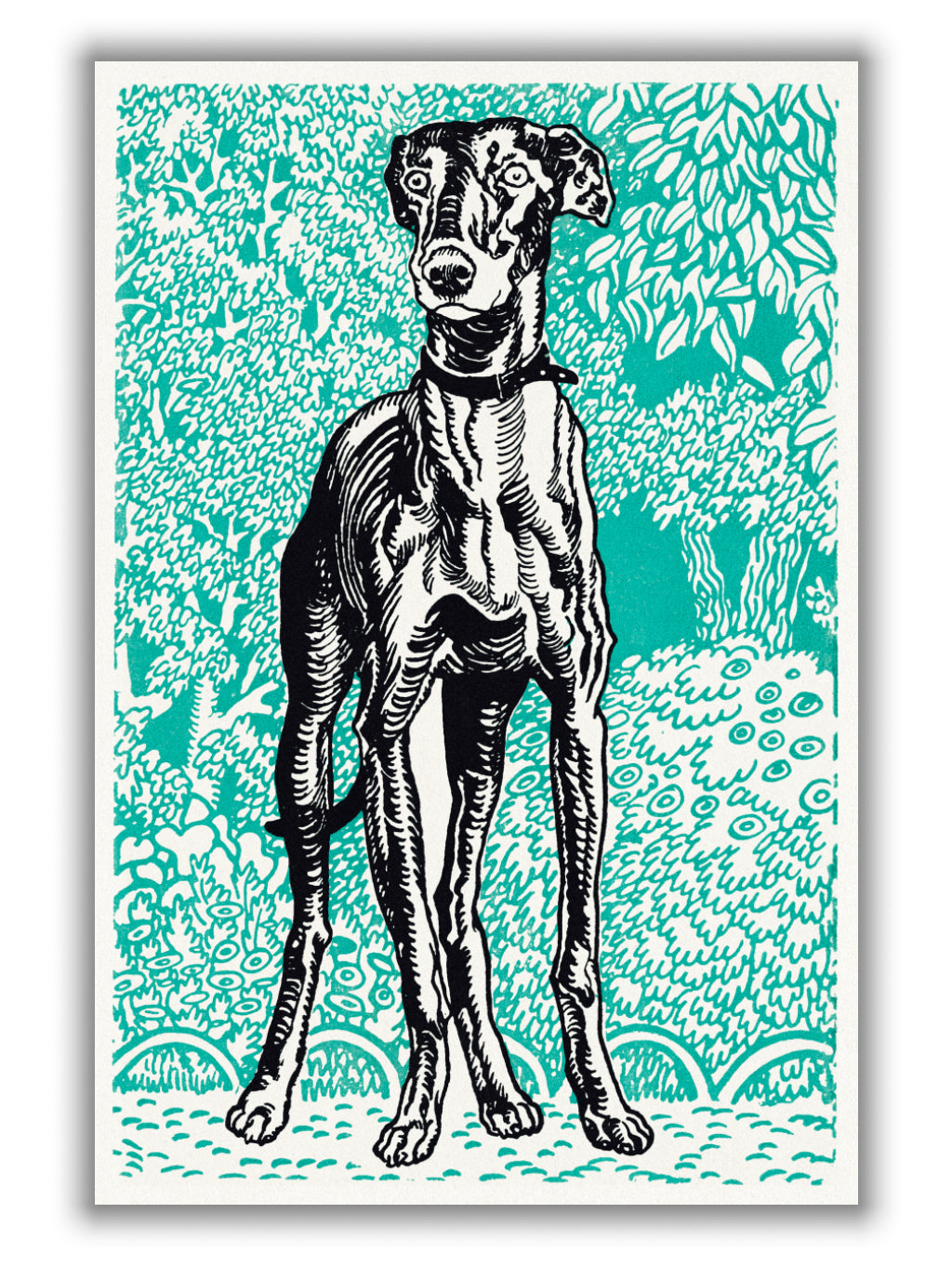 Greyhound (1912) by Moriz Jung