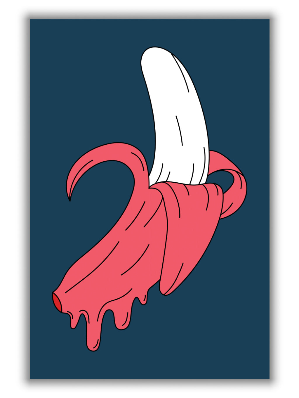 Melting banana