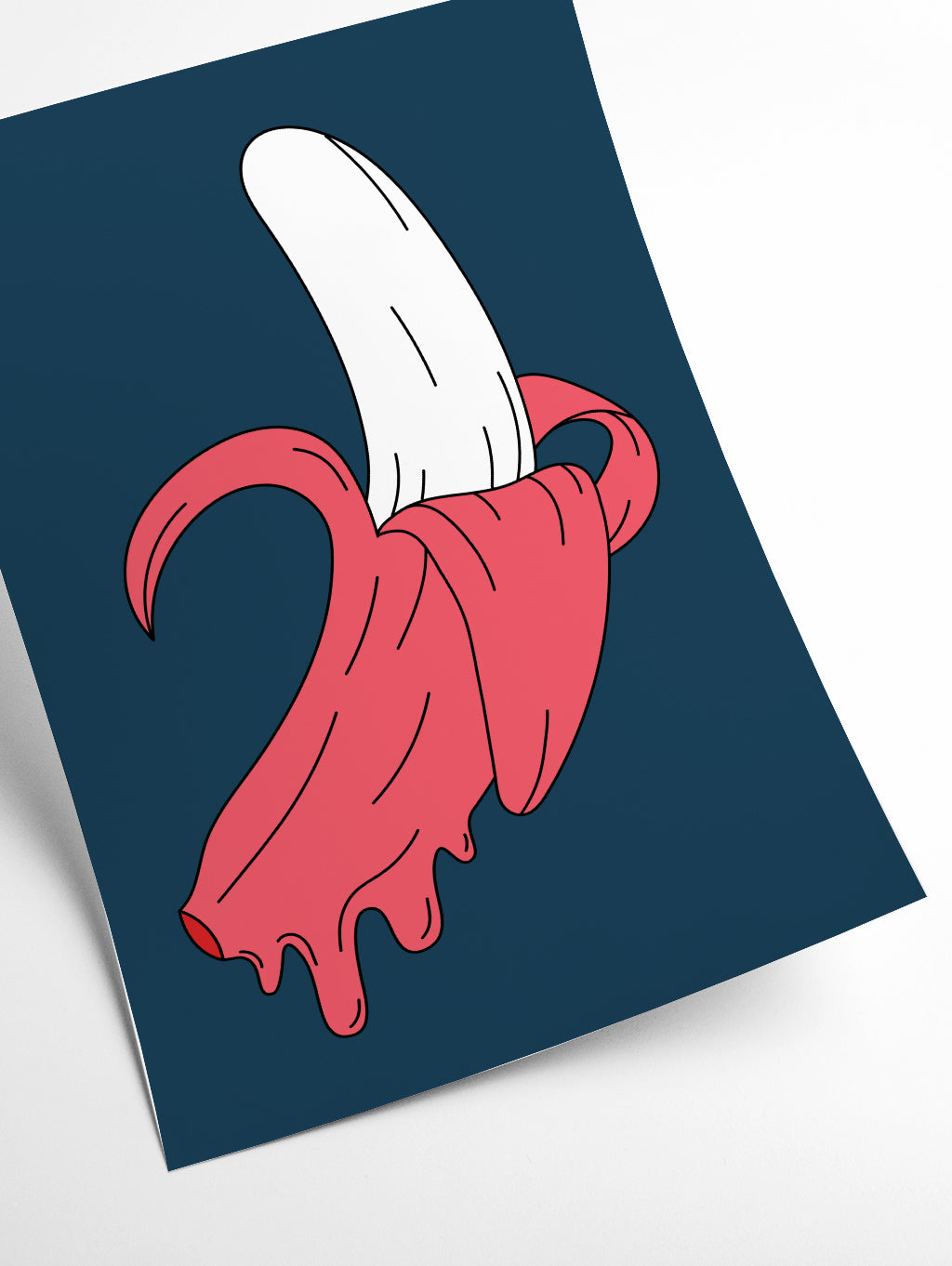 Melting banana