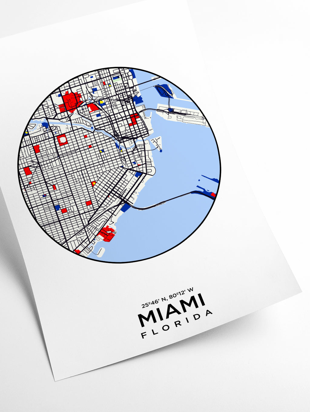 Map of Miami Florida 1