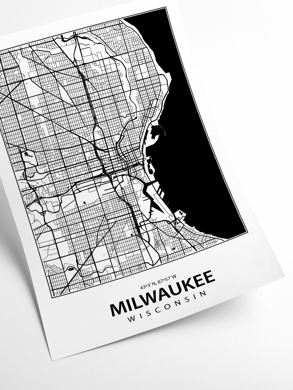 Map of Milwaukee