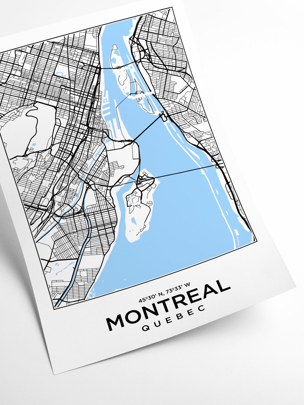 Map of Montreal Quebec