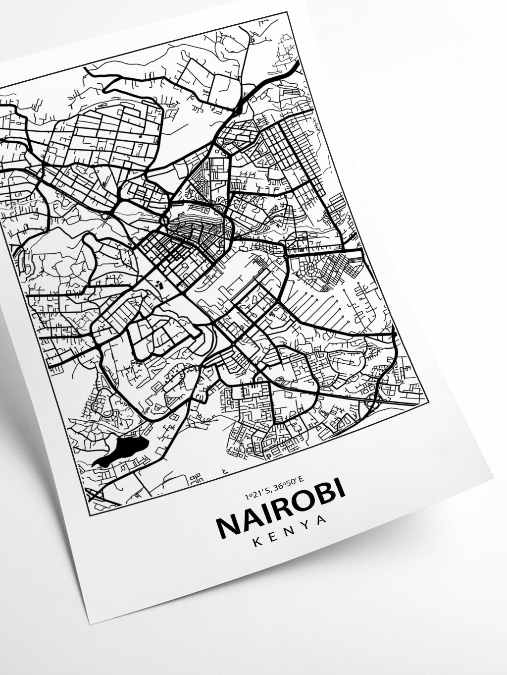 Map of Nairobi