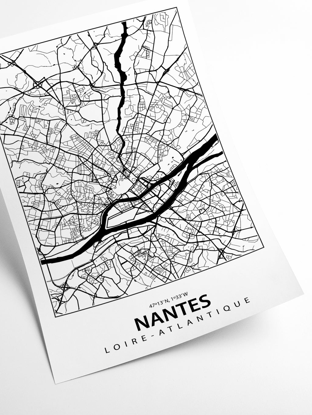 Map of Nantes